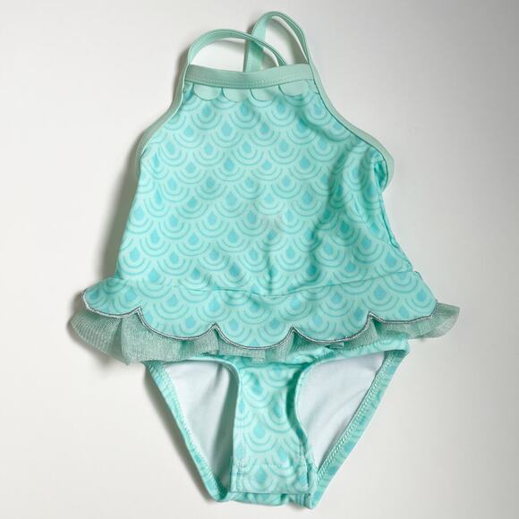 Cat & Jack Snap Bottom Swimsuit - Picture 1 of 4